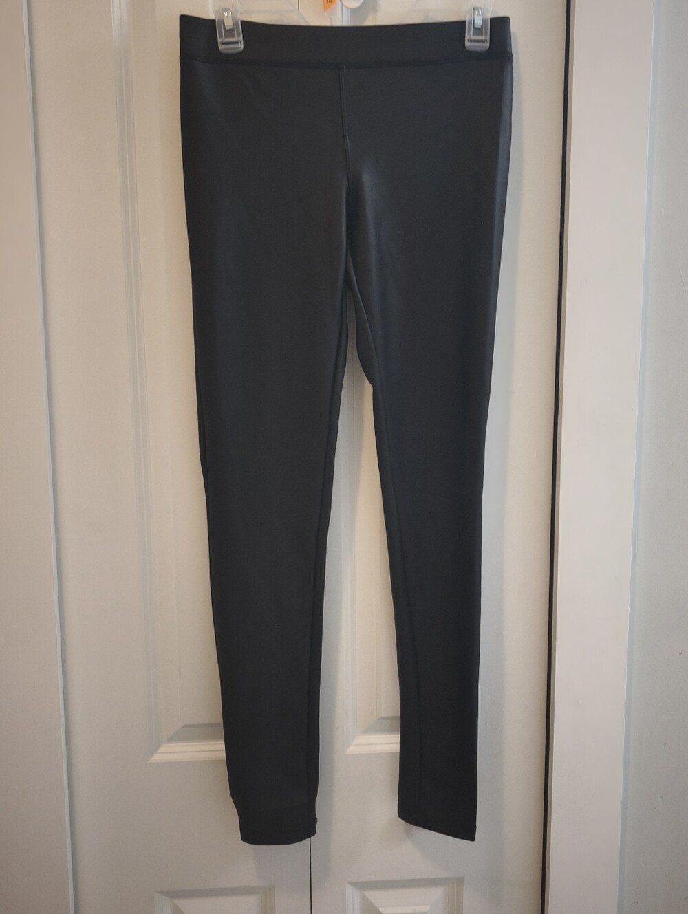 Express Black Faux Leather Leggings Pants Women’s Small S Stretch